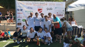 Equipo ganador del Torneo Inclusion Cup
